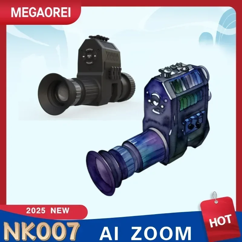 

2024 New Night Vision Infared Megaorei NK007 Series Monocular Telescope Instrument for Hunting and Camping TravelNV