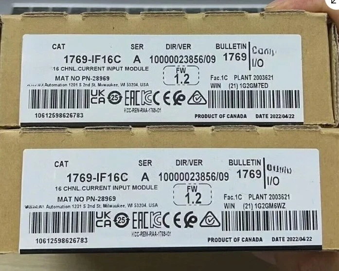 

Brand New Original 1769-IF16C 1769IF16C 16 Channel Analog Current Input Module Fast delivery