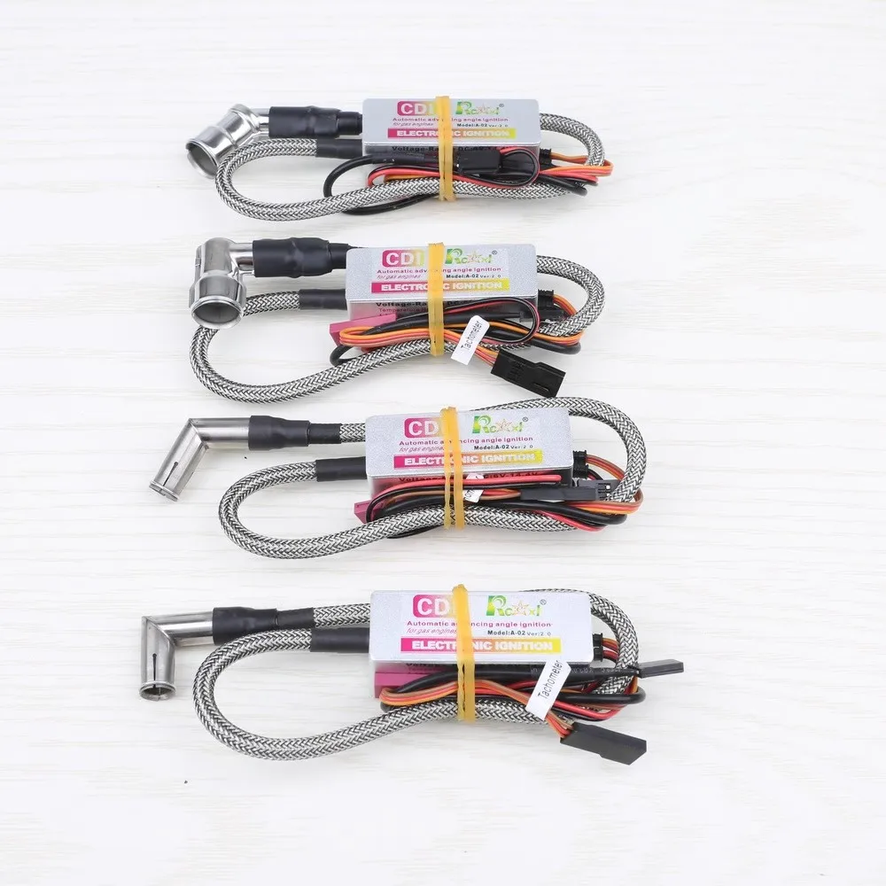 RCEXL MINI Aluminum Casing ME-8 CM-6 2S Automatic Advance Ignition CDI HV High Voltage Version for DLE DA DLA RCGF STINGER