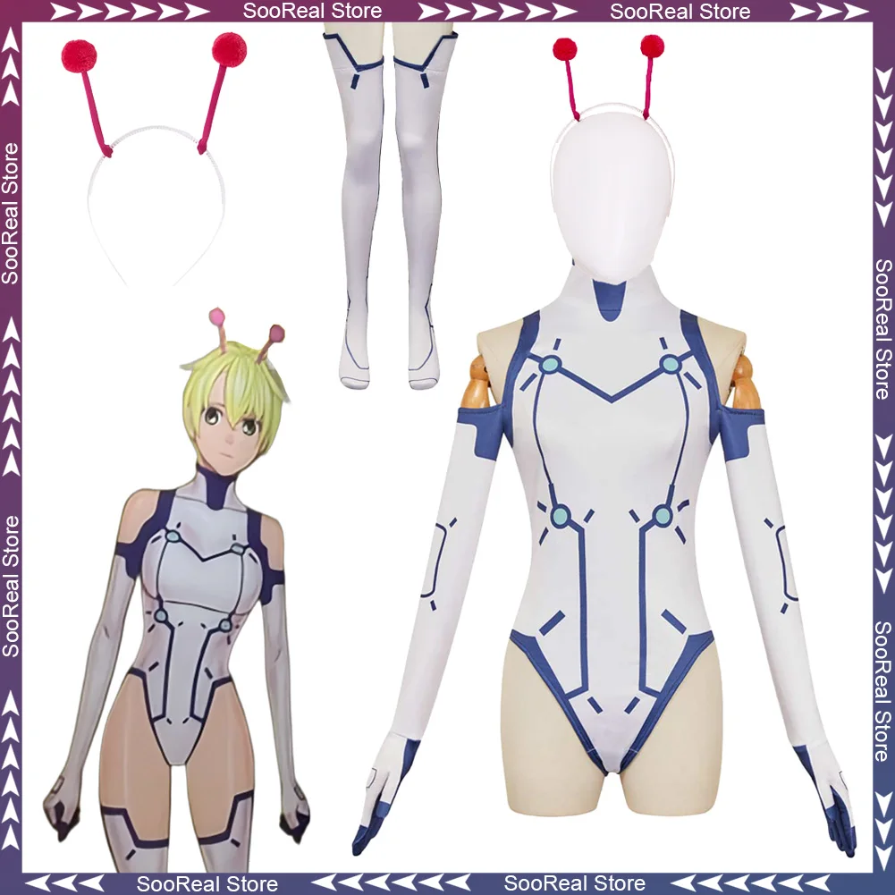 

Маскировка Dan Dadan Vemola, повязка на голову для косплея, одежда, аниме, костюм инопланетянина для девочек и женщин, нарядное платье для ролевых игр, праздничная одежда