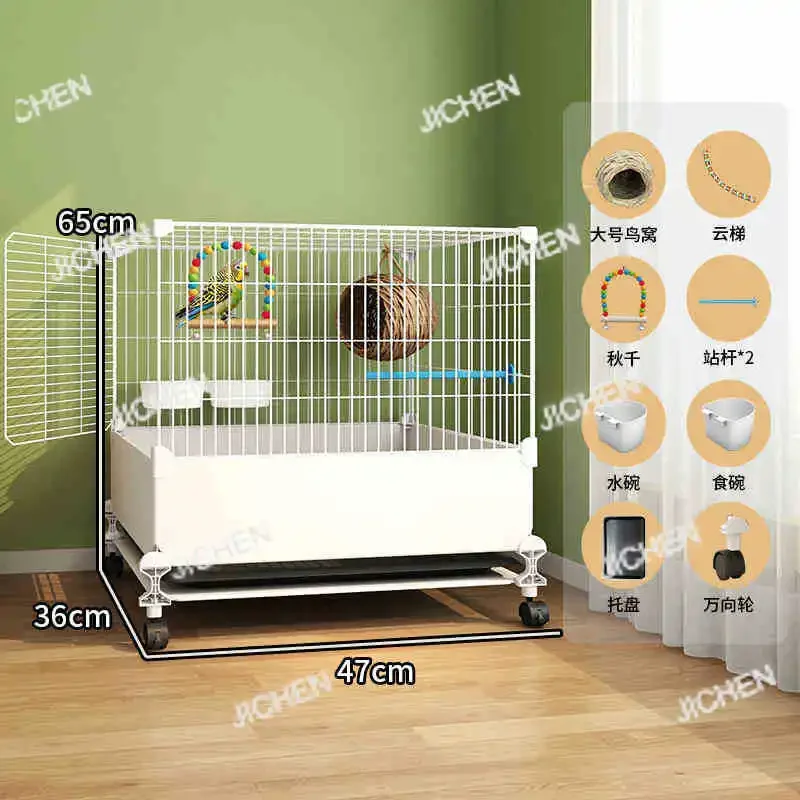 

HUNAN клетка для птиц клетка для попугая бытовая большая тигровая кожа Xuanfeng специальная роскошная вилла новая клетка для птиц Thrush Peony