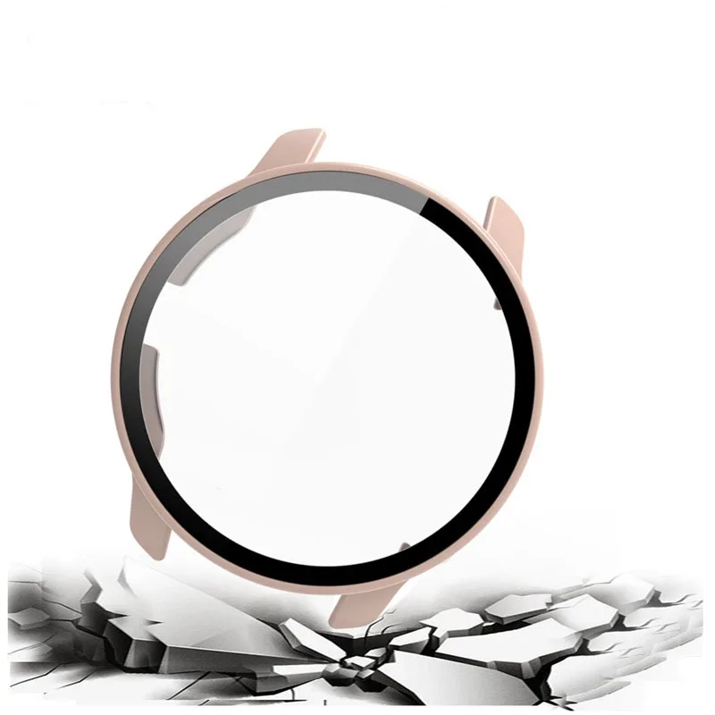 حافة صلبة شل زجاج الشاشة حامي فيلم Smartwatch إطار حافظة ل Haylou RT2 LS10 ساعة ذكية الغطاء الواقي الملحقات