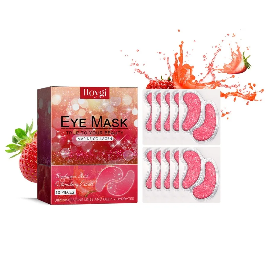 

Hoygi Strawberry Gel Patch Reduces Fine Lines Under Eyes Bags Under Eyes Dark Circles Firming Eyes AntiWrinkle Moisturizing Eye