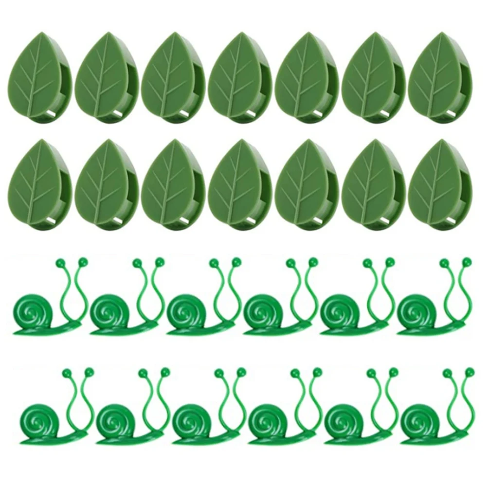 Plant Climbing Wall Fixture Clips 60Pcs Invisible Vines Fixing Clips Traction for Decoration Cable Organizer for Garden