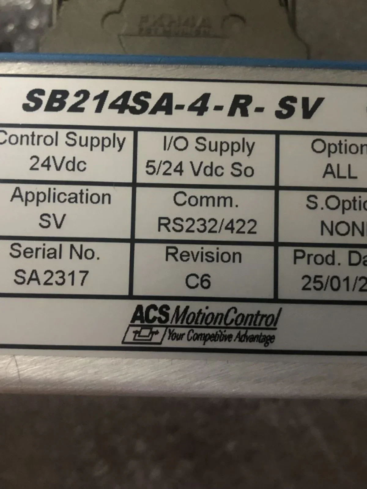 2026 ACS Motion Controller SB214SA-4-R-SV Original Spot Negotiation