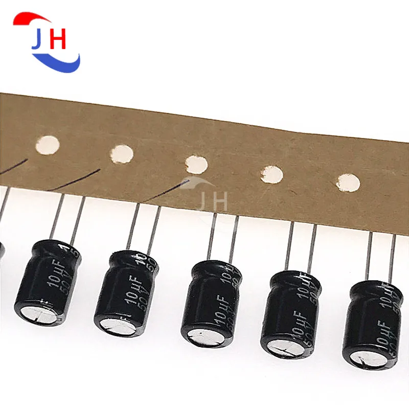 5/10PCS Aluminum Electrolytic Capacitor 50v10uf 8*11.5 TA High Temperature Resistant 125 Degrees 3.5mm Pin Distance 50V 10UF