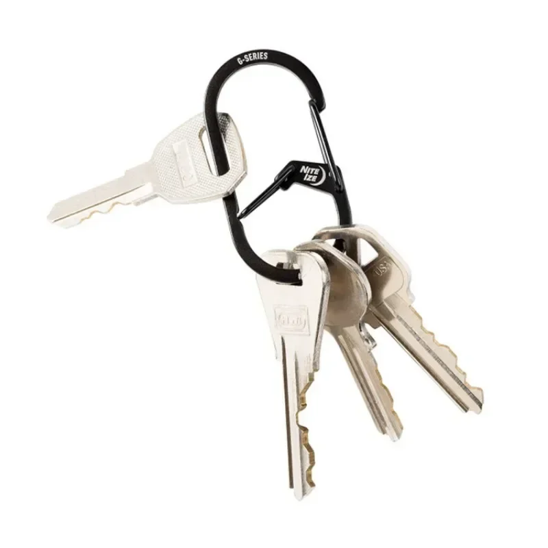 Stainless Steel Quick Link Lock Ring Hook Outdoor Multi-function Water Bottle Quick Buckle Snap Shackle Chain Buckle for Key
