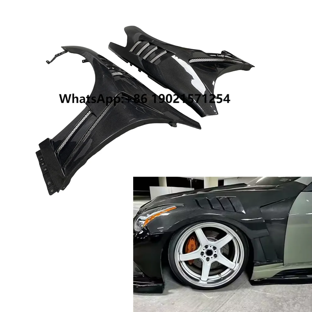 

Carbon Fiber Fenders for Infiniti G37 Coupe/Sedan 2009-2015 Upgraded Lightweight Direct Fit G37 Carbon Fiber Fender