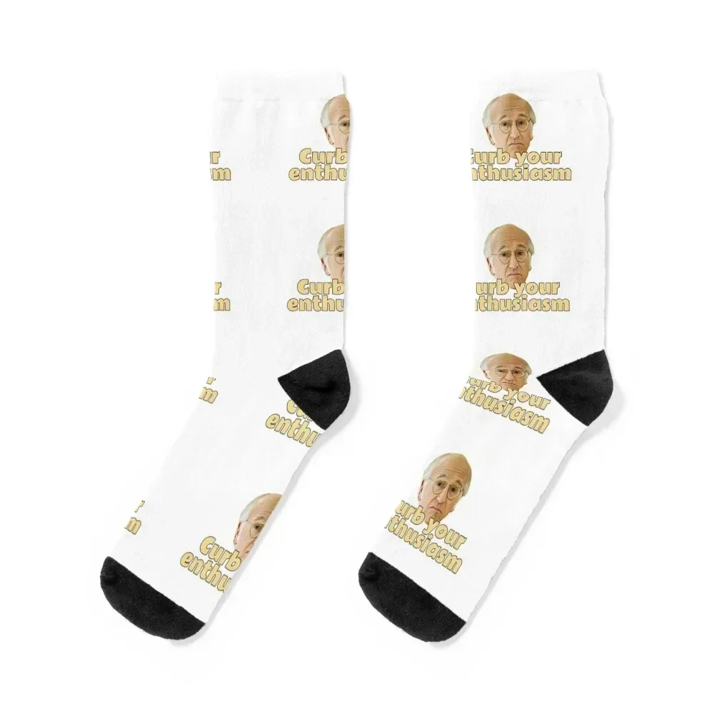 Curb your enthusiasm Socks with print aesthetic winter Designer Man Socks Women's