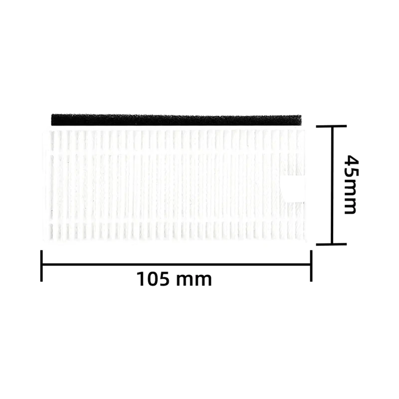 Side Brush Hepa Filter for Lefant, M201,U180, Peças De Reposição, Acessórios