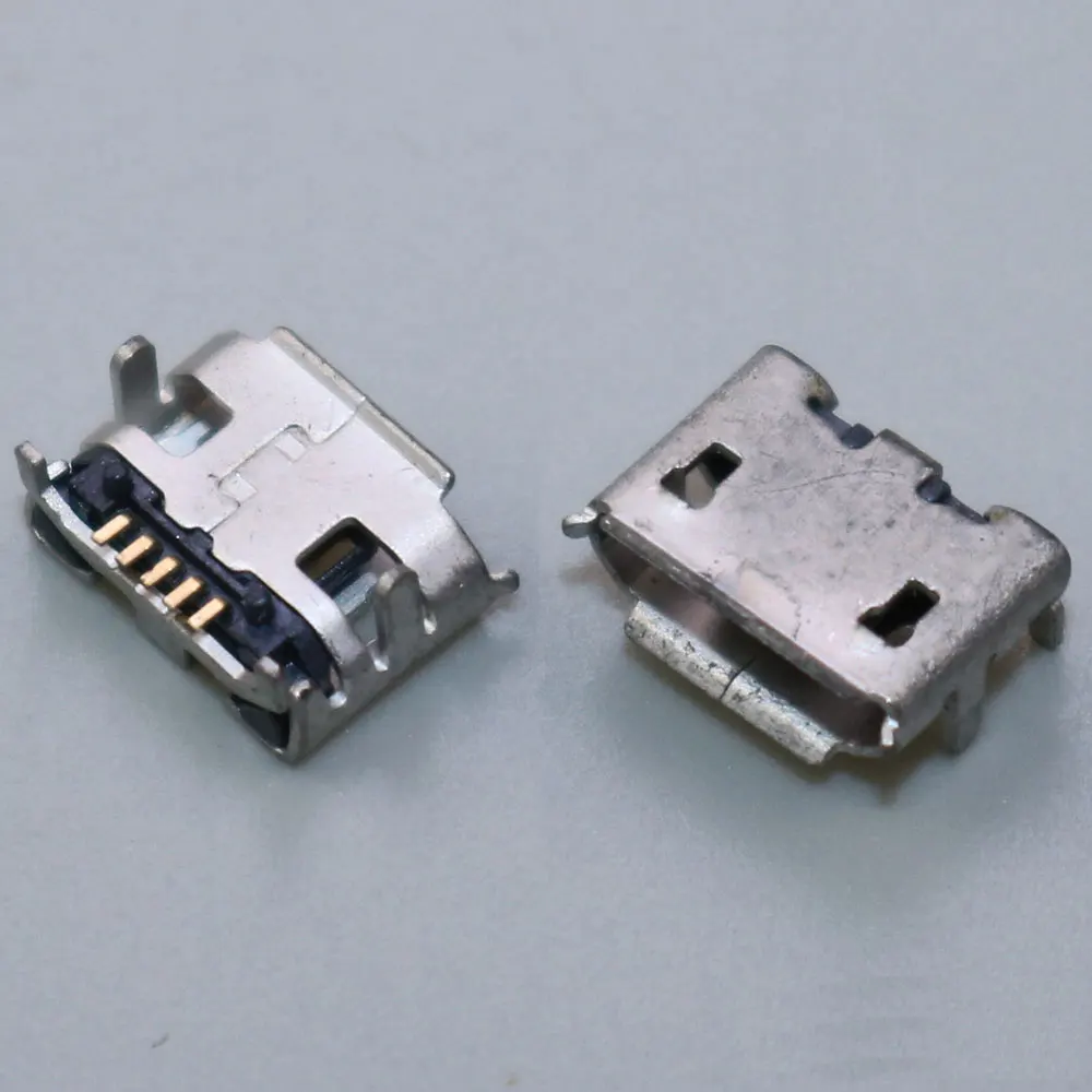 10-100PCS Micro USB Port Connector Charging Port For HTC ZTE Huawei C8500 VIVO Small Pepper 5Pin SMD V8 Charging Tail Plug