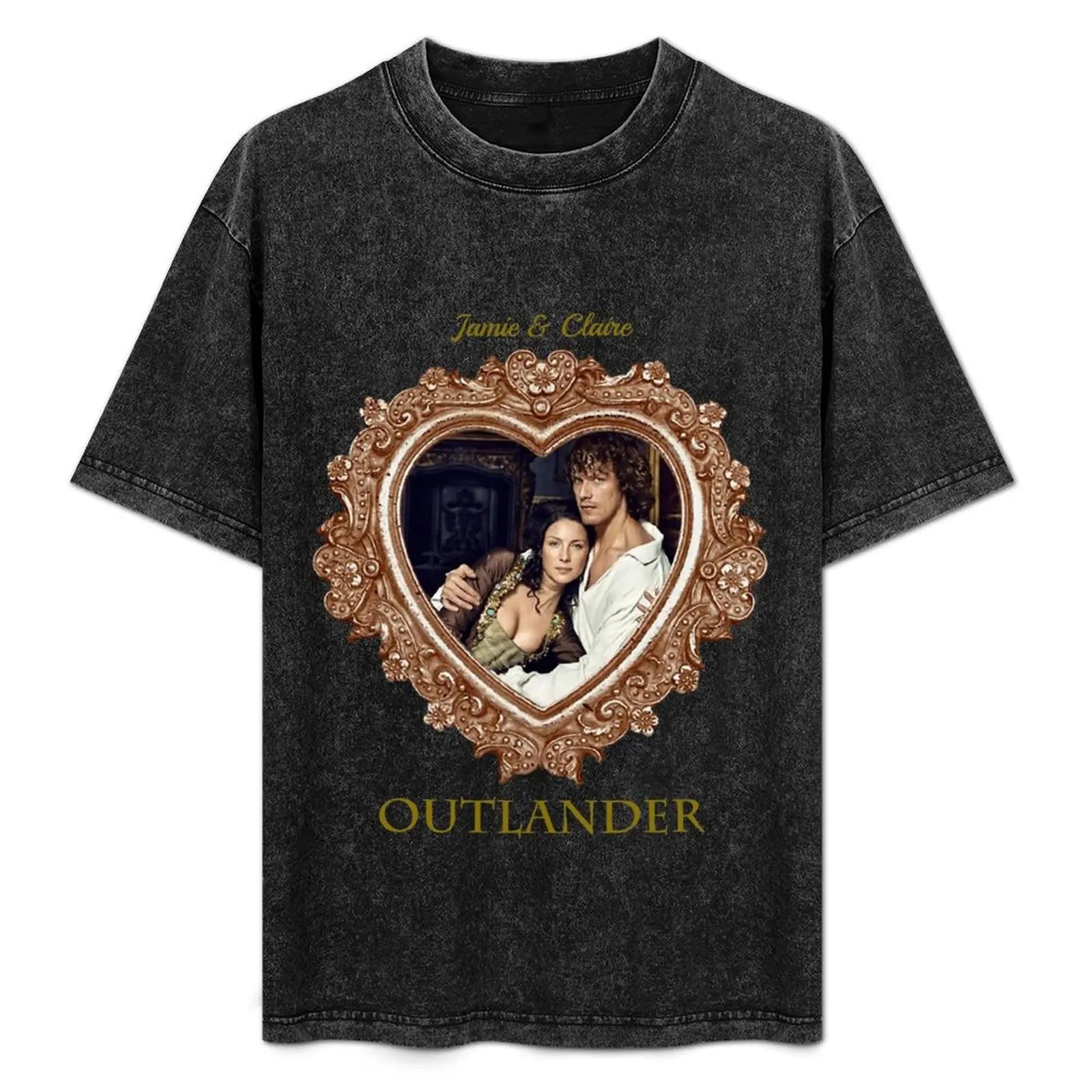 

Jamie and Claire T-Shirt man t shirts graphic man t for men anime oversize anime for man T-Shirt