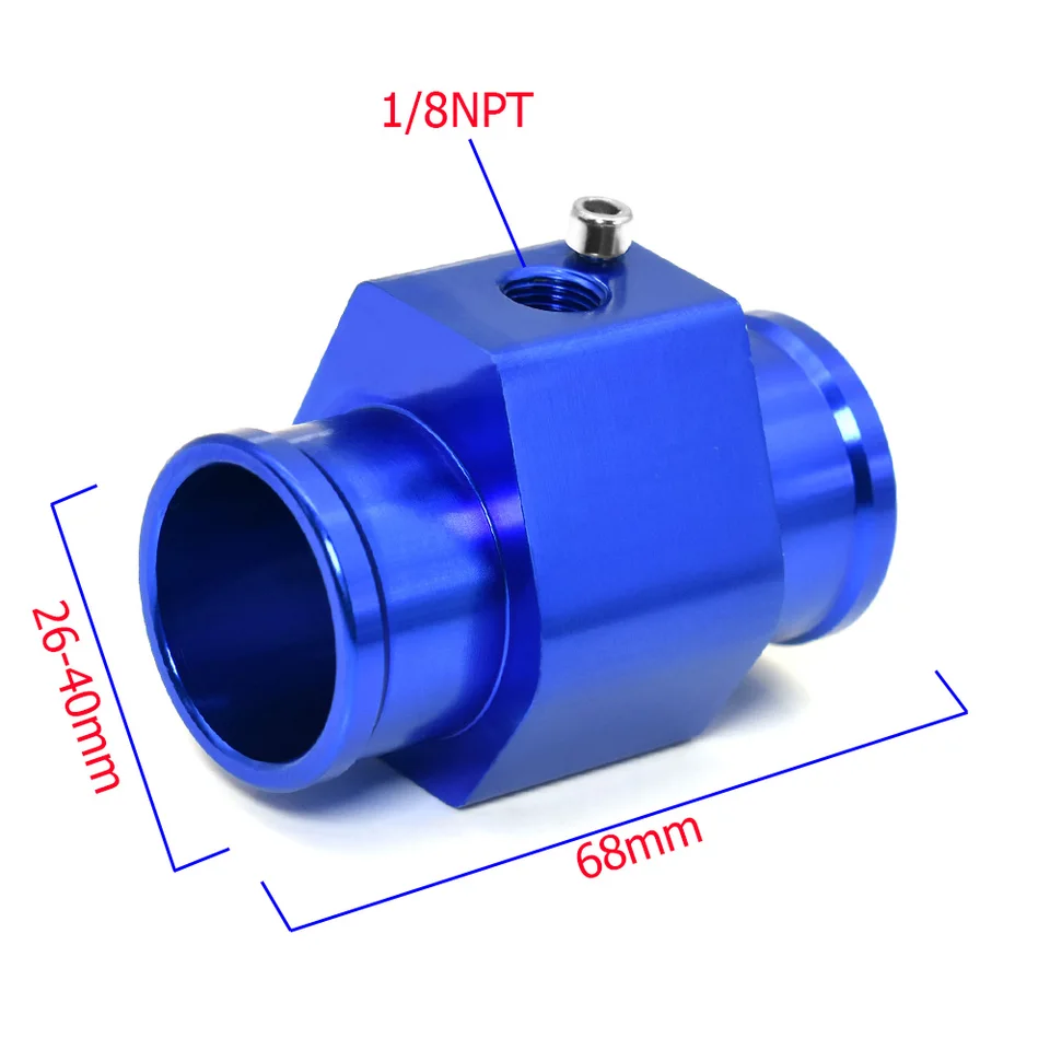Adaptateur Universel Tuyau Voiture - Adaptateur Capteur Température Eau 26mm Bleu