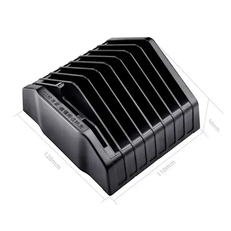 YCS-W08 Reballing Stencil Storage Box for Mobile Phone Mainboard Chip Rework Convenient Fast Access Tin Mesh Plastic Storage Box