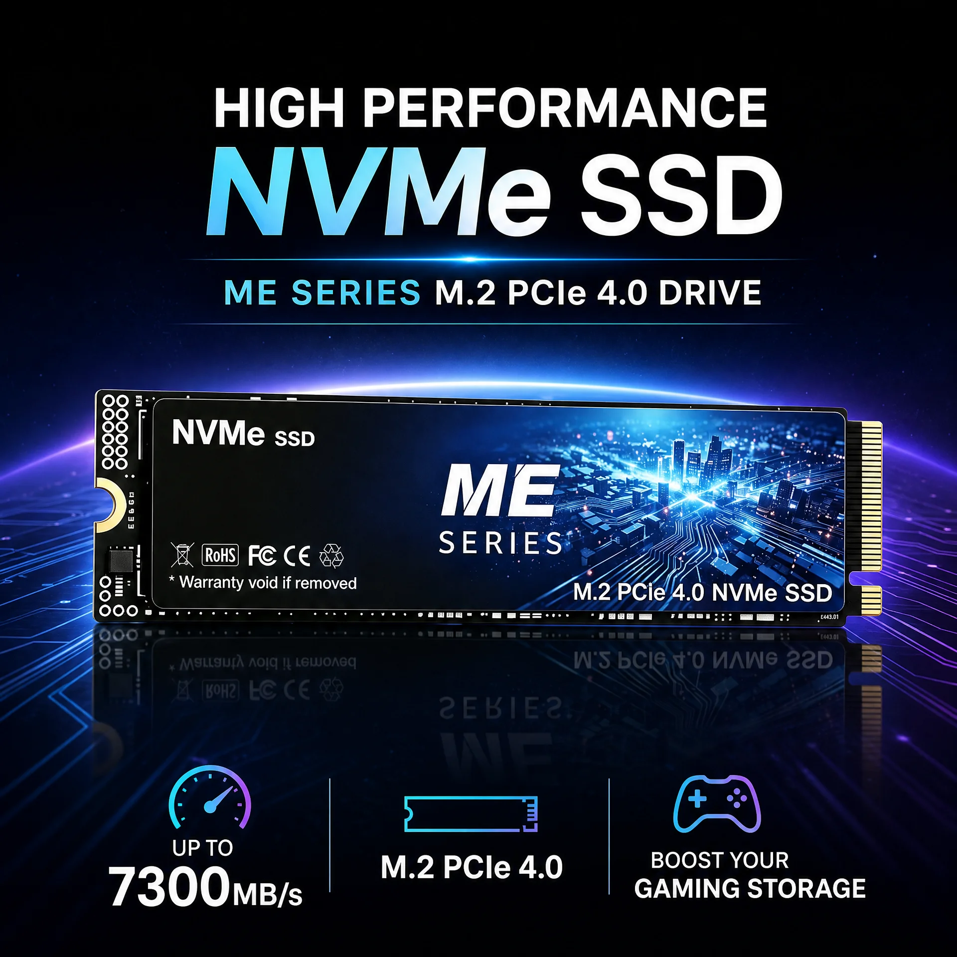 ME 500GB-4TB SSD M.2 NVMe Inte - M.2 Nvme 4Tb Pcie 4.0 Ssd recension och pris