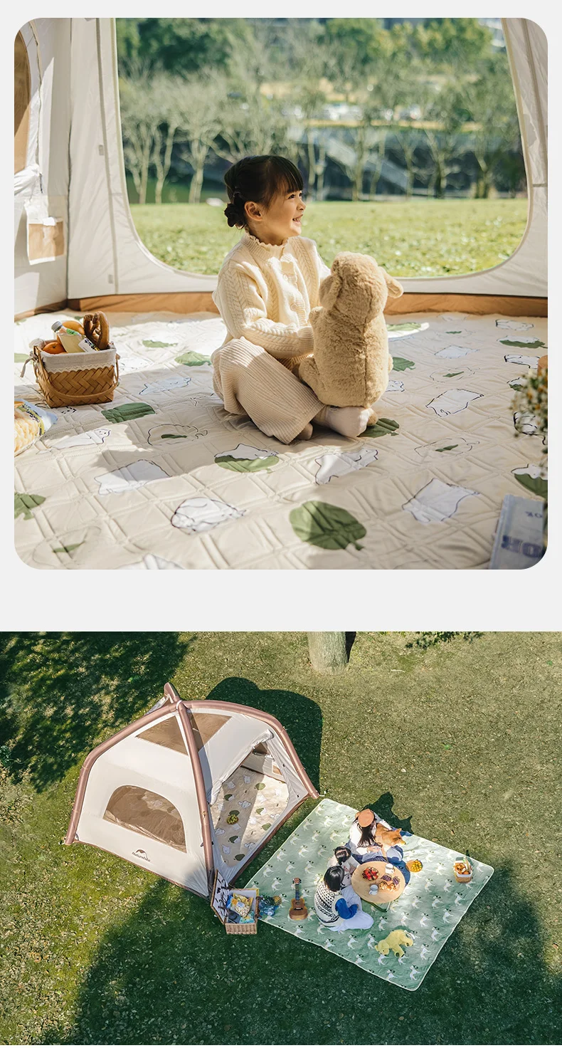 Naturehike 2026 Neue Happy Picnic Matten Wasserdicht Faltbar 3-12 Personen Maschinenwaschbar Outdoor Wandern Reisen Camping Matten – Detail 11