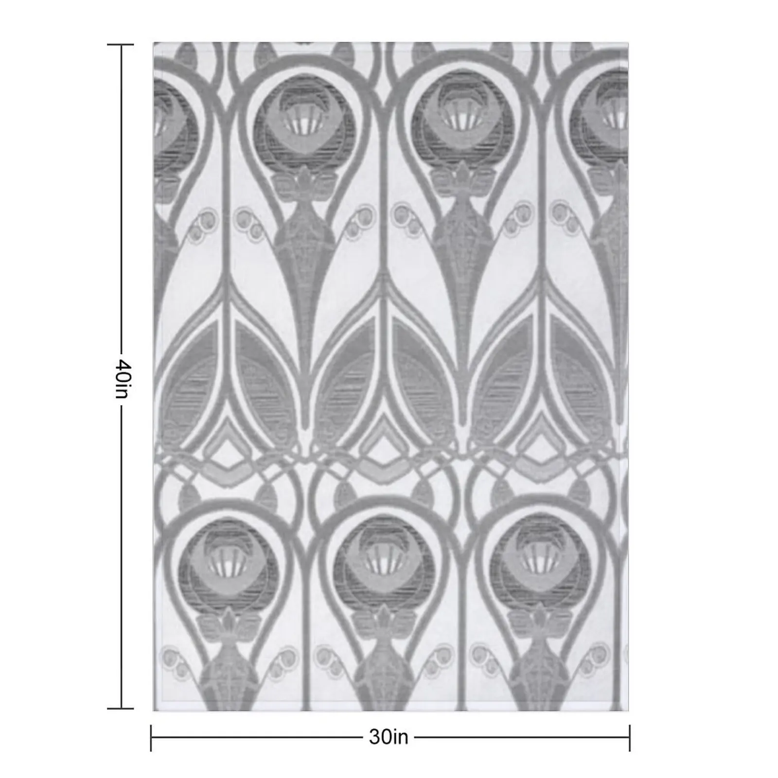 Charles Rennie Mackintosh design, grey, white Throw Blanket funny gift Furrys Bed Fashionable Quilt For Decorative Sofa Blankets