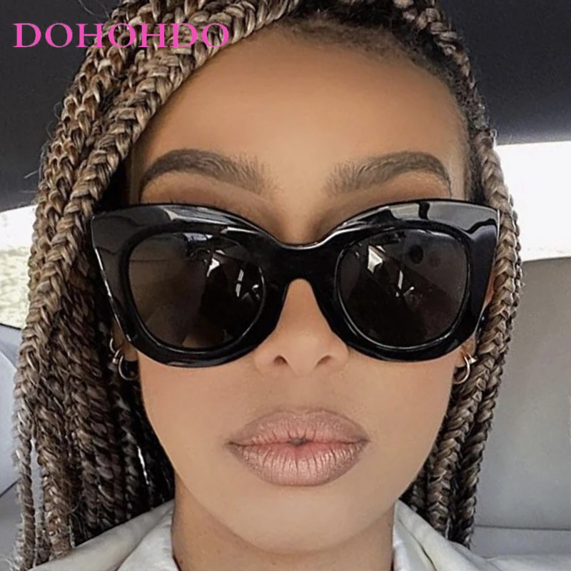 

New Luxury Brand Designer Big Cat Eye Women's Sunglasses Trendy Men Sunglass Outdoor Driving Shade Eyewear Female UV400 Lentes