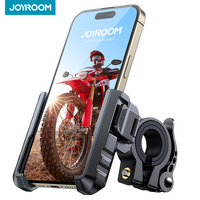 Joyroom Motorcycle Phone Mount Bicycle Phone Holder For Electric Scooter Mountain Dirt Bike 360° Rotate For 4.7-7.0” Phones