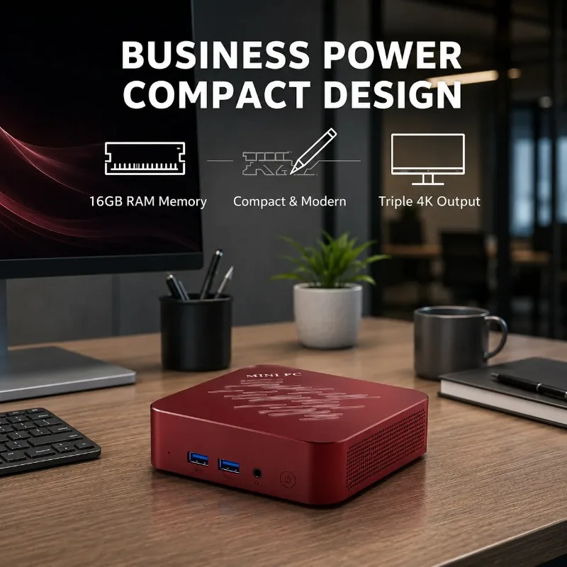 High Performance Mini PC Core N150 16GB  RAM 1TB 2TB Large 1T 2TSSD High Definition 4K HD Game Office Desktop Device
