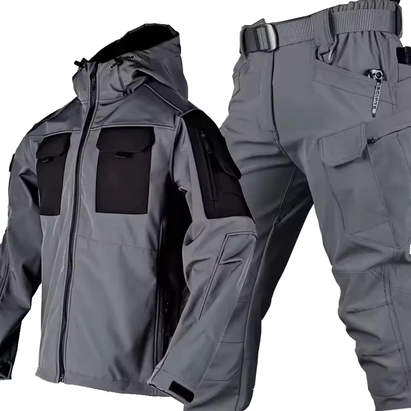 Chaqueta senderismo forro polar impermeable cortavientos otoño - imagen 4
