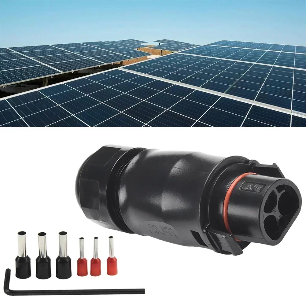 LY01 Connector Cable Designed For Deye M60 And M80 Series Inverters IP68 Rated 40A 690V Screw Terminal 3-Pin L N PE Use image 6