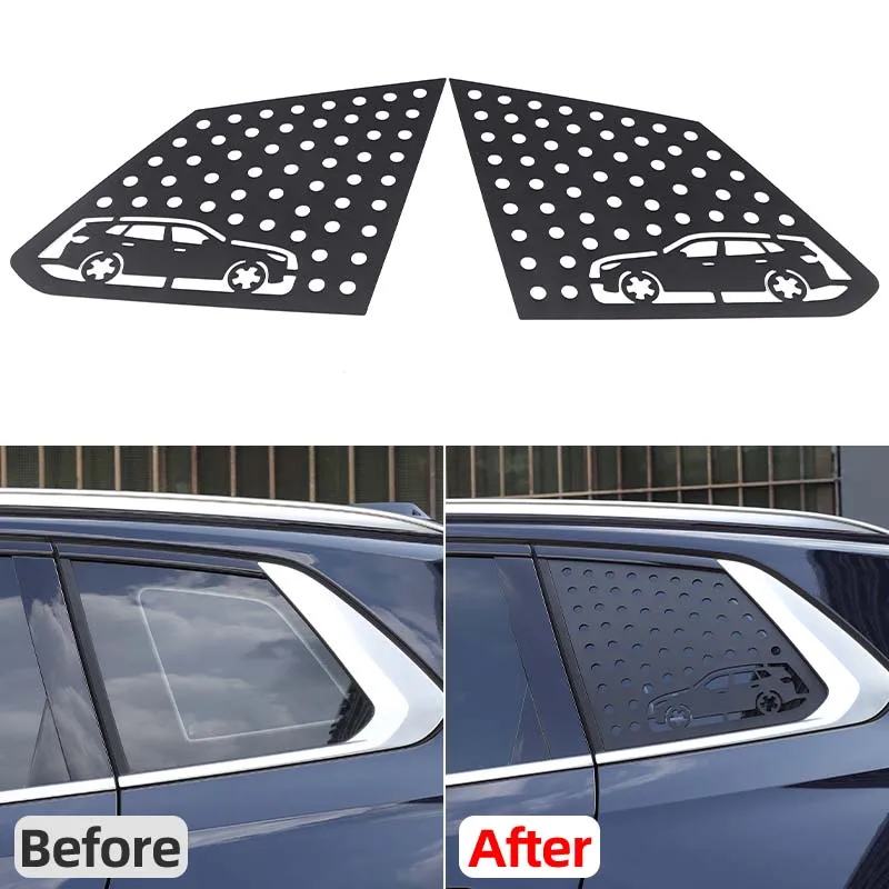 

Aluminum Alloy Car Rear Window Triangle Shutter Paenl Decoration Trim Sticker For BMW X3 G45 2025+ Car Accessories