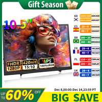 10.5 inch Portable Monitor 1280P 100%SRGB 420cd/m2 With dual speakers Mini HDMI interface For Laptop PC PS4 Game Console