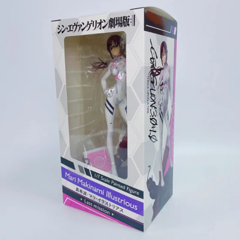 Neon Genesis Evangelion Anime figura EVA Kawaii Asuka figuras de acción chica Sexy Makinami estatuilla modelo de colección juguetes de muñecas, 26cm