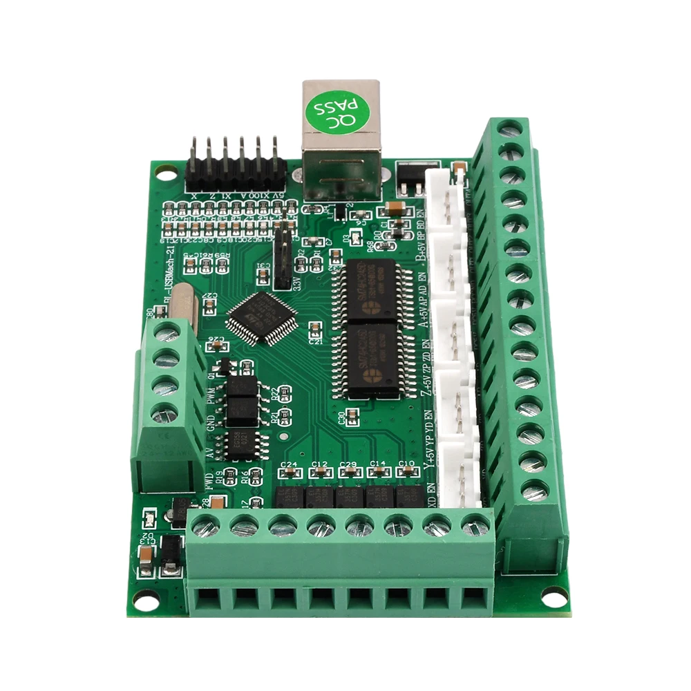 MACH3 V2.1 Five-Axis Engraving Machine Motherboard CNC Motion Control Card 5-Axis Stepper Motor Drive Interface Board