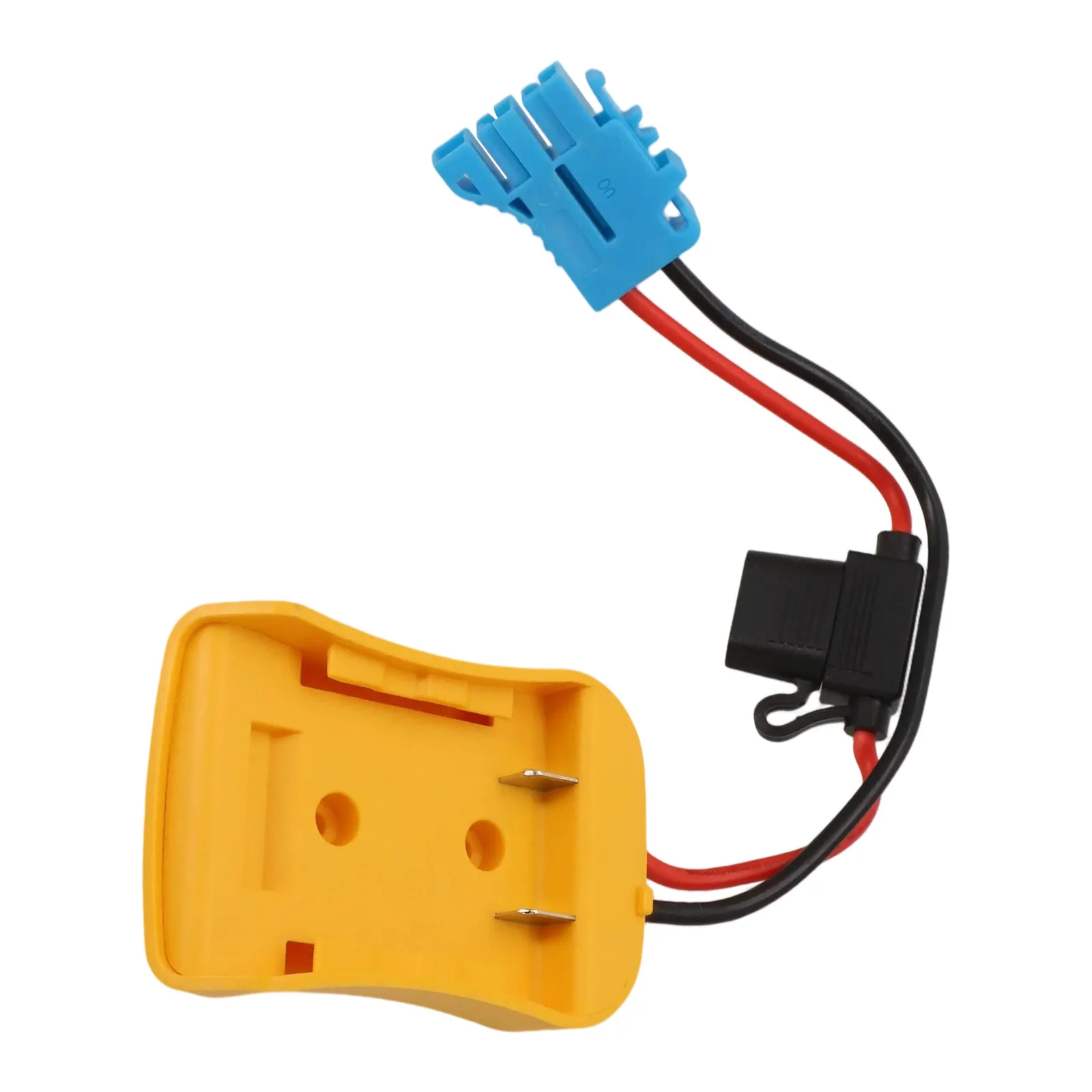 

12V Toy Power Battery Adapter 12AWG Wire Fuse Holder Included Battery Adapter For Riding Toys Accessory Yellow