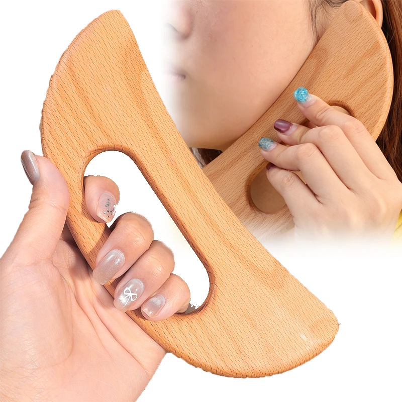 Ferramenta de madeira gua sha raspador de massagem manual para anti celulite emagrecimento guasha placa de massagem corpo gua sha paddle terapia ferramentas