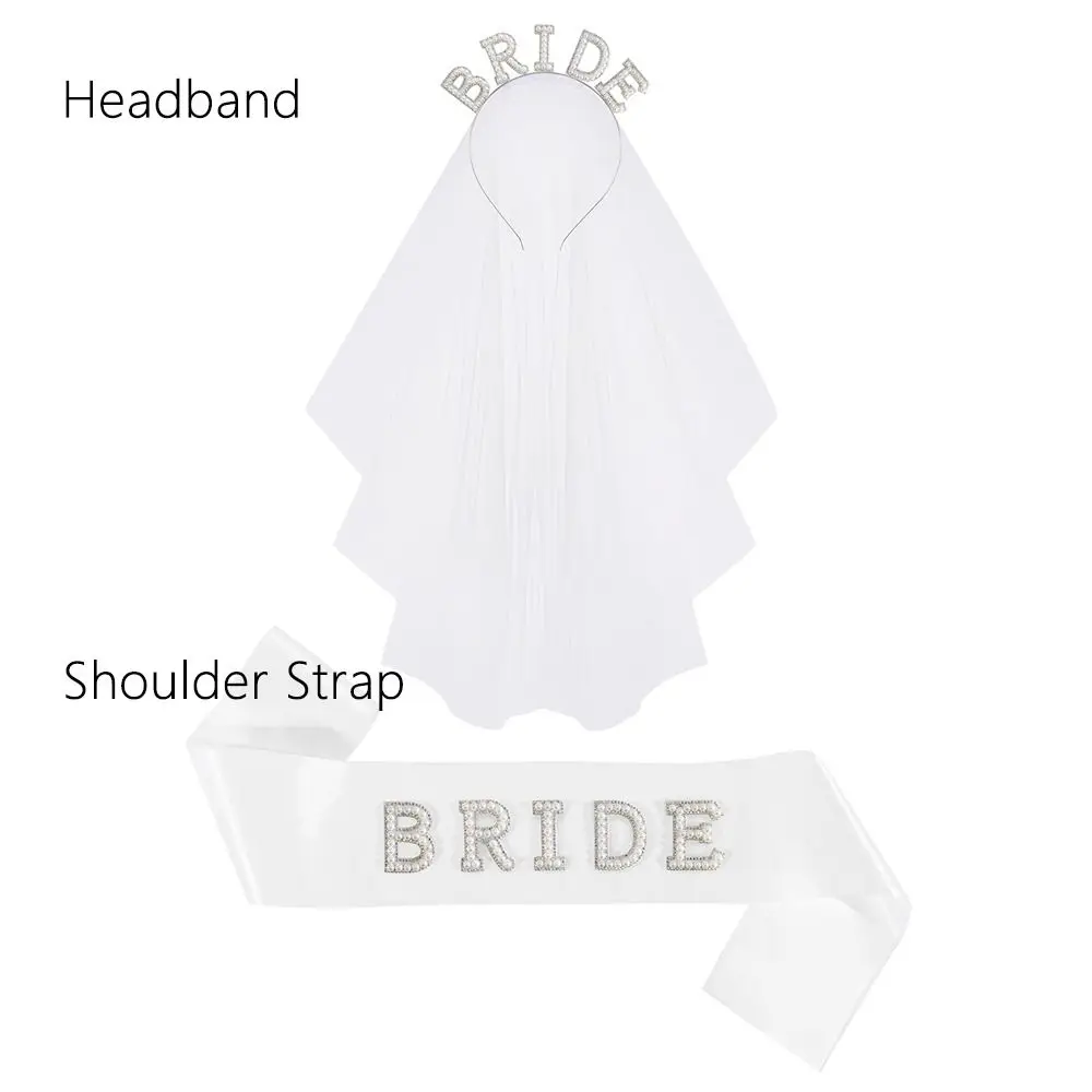 

Single Bridal Pearl Headband Essential Outfit Accessory Wedding Headband Bridal Accessory Pearl Decoration Shoulder Strap