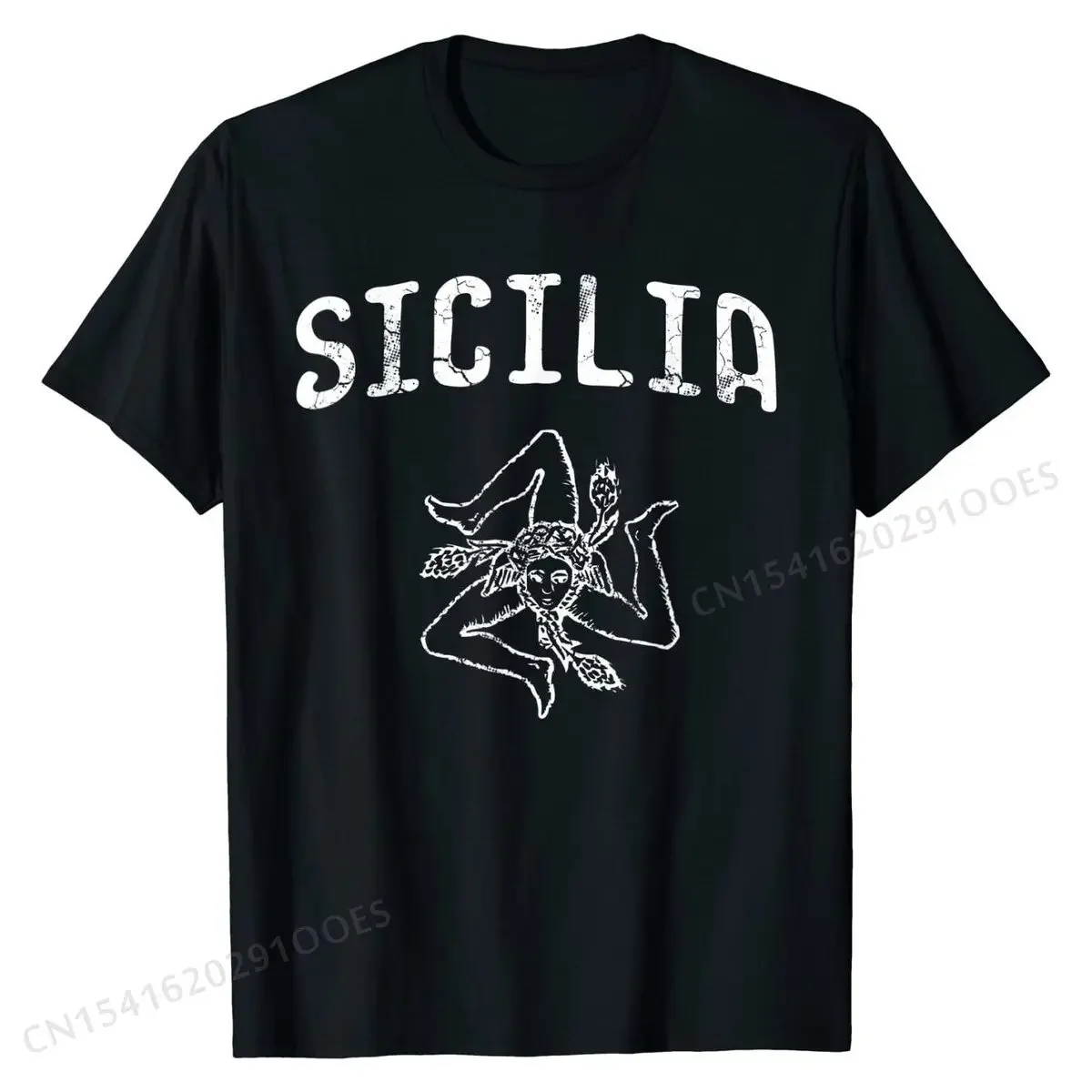 Sicilia Italy Sicily Sicilian Siciliano Italia Italian T-Shirt Printed On T Shirts Faddish Tops T Shirt Cotton Men Casual