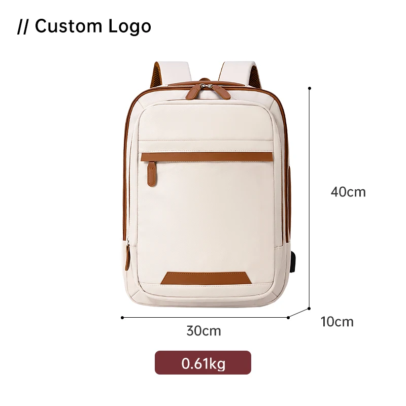 حقيبة ظهر مخصصة عصرية محمولة أكسفورد حقيبة ظهر واق من المطر مقاومة للماء رياضة الصالة الرياضية والسفر حقيبة القماش الخشن