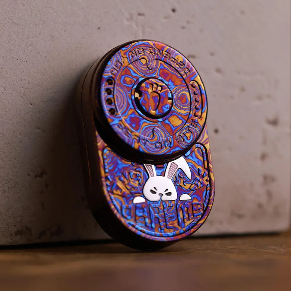 لعبة MOT EDC Rhythm Pro Pirate الميكانيكية الدوارة المعدنية Fidget Spinner EDC لتخفيف التوتر