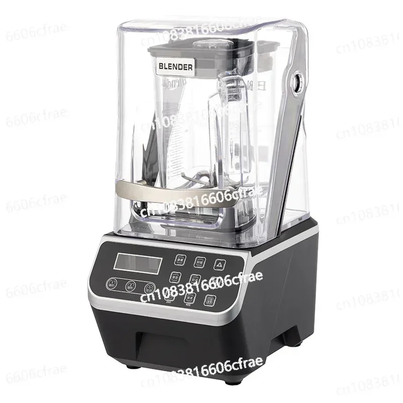 Milk Tea Shop Silent with Cover Automatic Shaved Ice Crusher High-horsepower Tea Extraction High-end Smoothie Machine