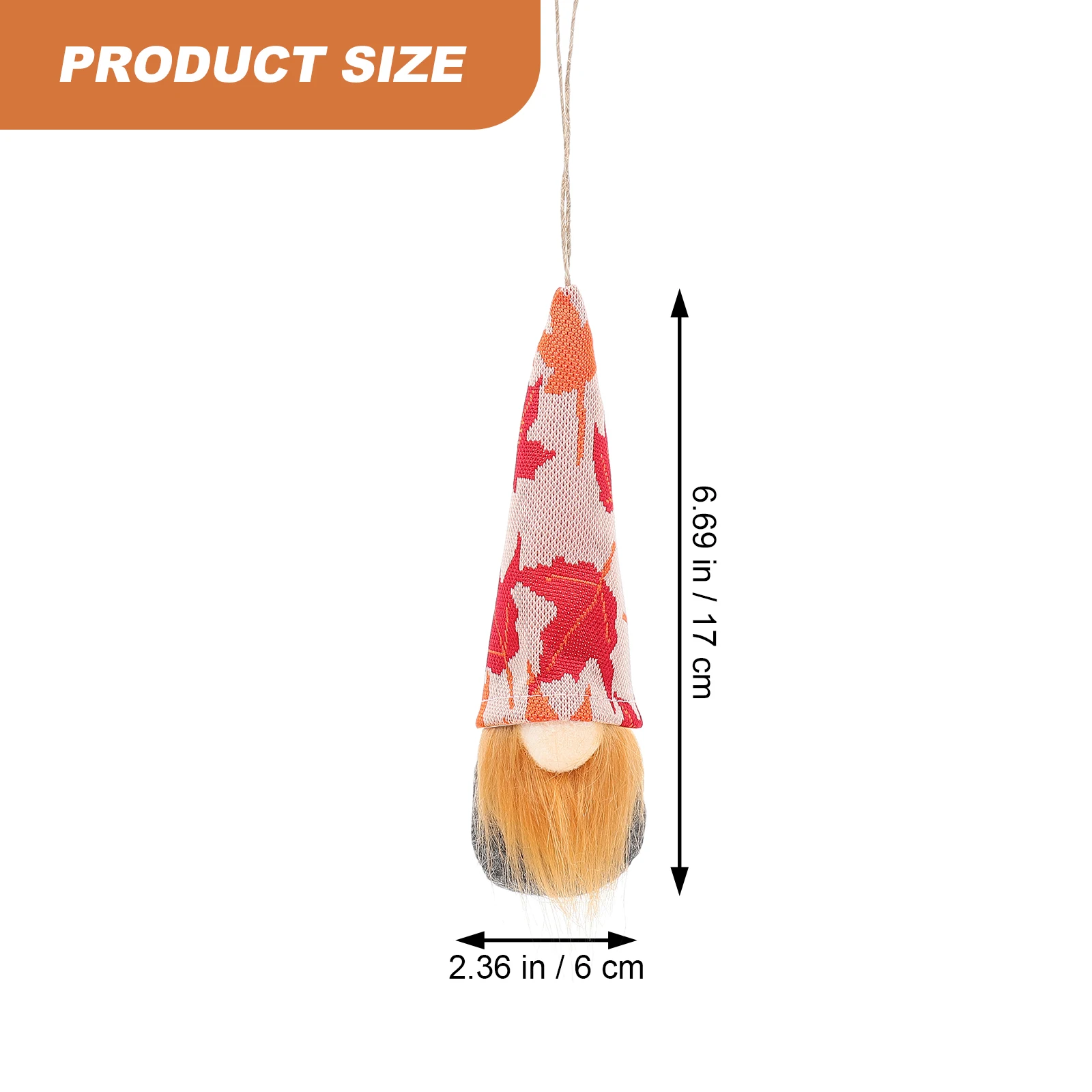 

4 Pcs Baby Pumpkin Maple Leaf Decoration Elder Fall Ornaments Gnome Non-woven Fabric Gnomes Decorations