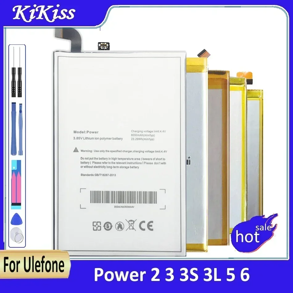 6050mAh-13000mAh V546597P H91114GYY034786 Replacement High Capacity Mobile Phone Battery For Ulefone Power 3 3S 3L 5 2 II 6