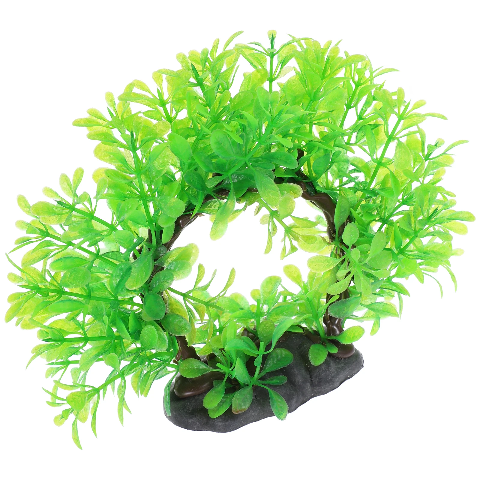 

Simulated Aquatic Plants Ornaments Artificial Greenery Fish Tank Decorations Resin Material Easy Clean Lifelike Underwater World