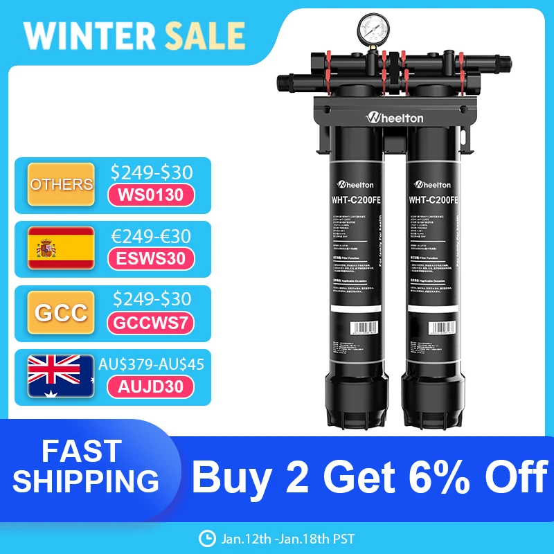 Wheelton Sistema Depuratore D'acqua Cucina Casa Commerciale Bere Diretto Per Catering Caffetteria