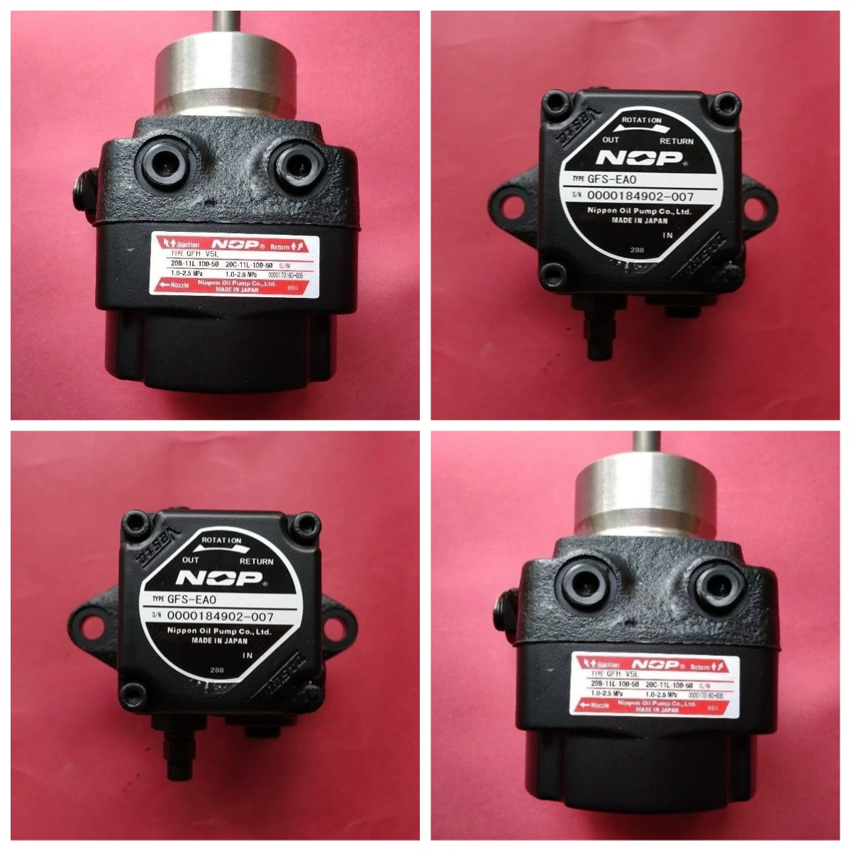 

Масляный насос для горелки GFH-V5L NIPPON Japan, импортный насос NOP