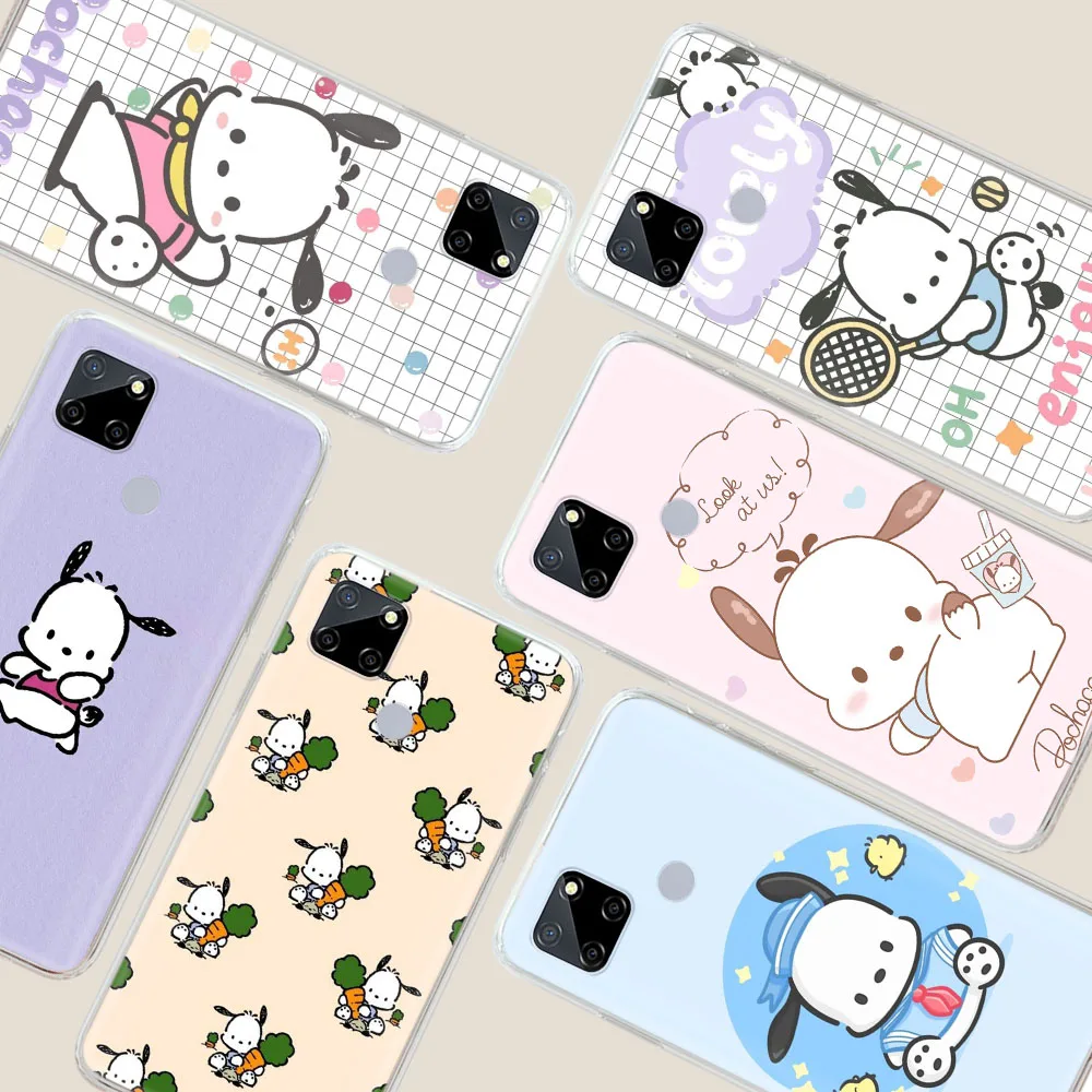 Pochacco Transparent Case for LG V60 THINQ5 G8 G8x ThinQ K9 VELVET Stylo 6 V40 V50 K30 K42 K62 Q61 Q60 Q61 Q52 Protected Cover