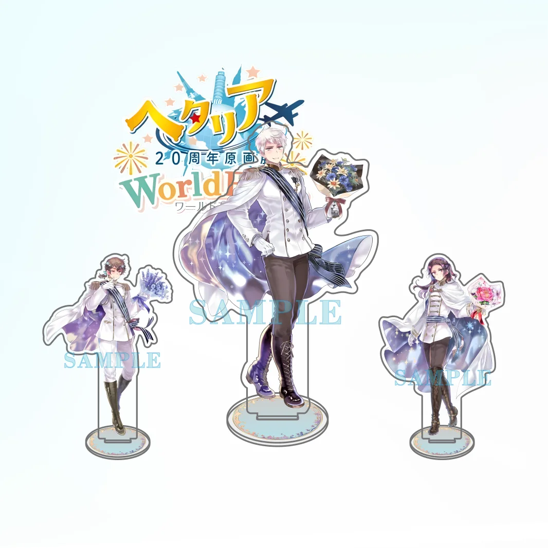 Anime Hetalia: Axis Powers 20th Anniversary Arthur Kirkland/Wang Yao Acrylic Stand Desktop ornaments keychain Cosplay Gifts 15CM