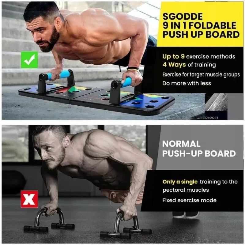 13-function push-up board Portable home professional fitness equipment Abdominal Enhancement Push-up Stands MuscleBuilding Tools