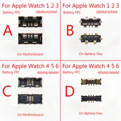 2pcs Battery FPC Connector Contact For Apple Watch 1 2 3 4 6 5 SE S1 S2 S3 S4 S5 S6 38 42 40 44 MM A1579 A1578 A1760 A1848 A1847