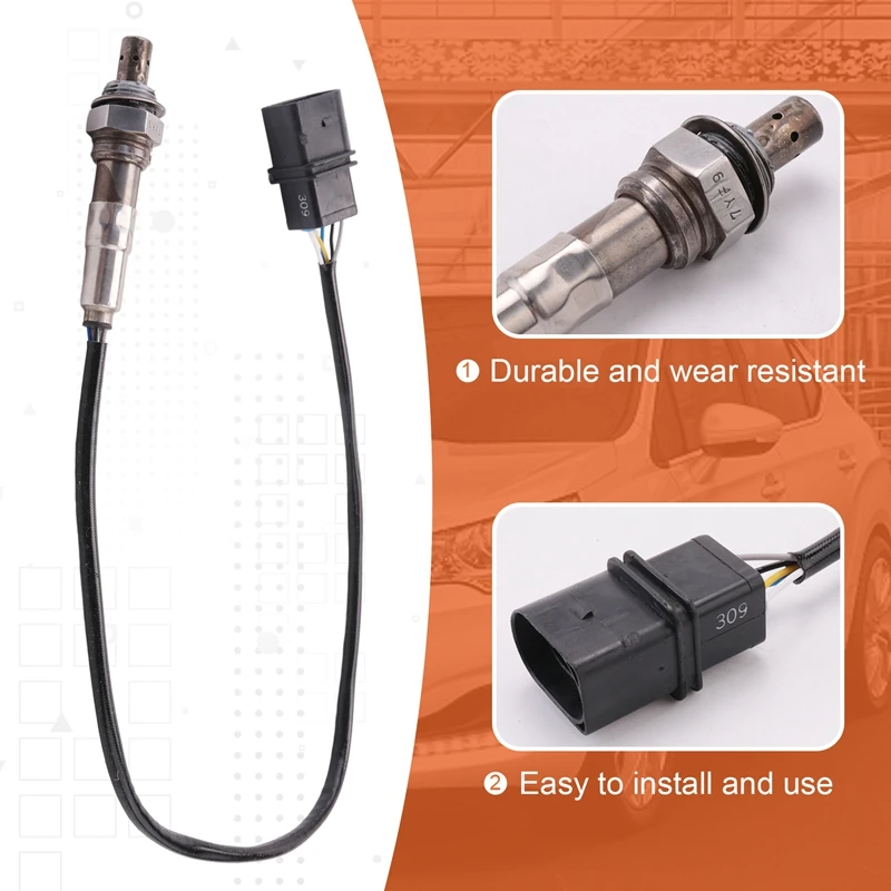 5 Wires Oxygen Sensor 06A906262BR For V W Golf Plus Touran 1.6 &  A3 2003-2011 1.6 Lambda Probe Sensors 06A906262CF