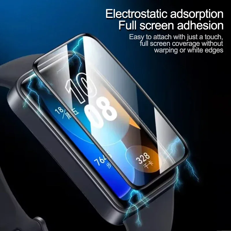 Beschermend Zacht Glas Voor Huawei Horloge Fit 2 Screen Protector 3D Gebogen Rand Beschermfolie anti-kras Voor Huawei Band 6 7 8