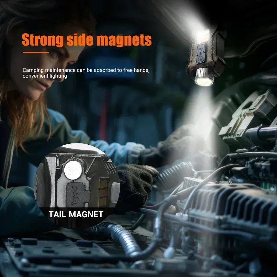 USB قابلة للشحن LED الاستشعار كشافات XPE + COB المصباح Led رئيس الشعلة التخييم كشاف خارجي رئيس مصباح يدوي ل فانوس الصيد #5