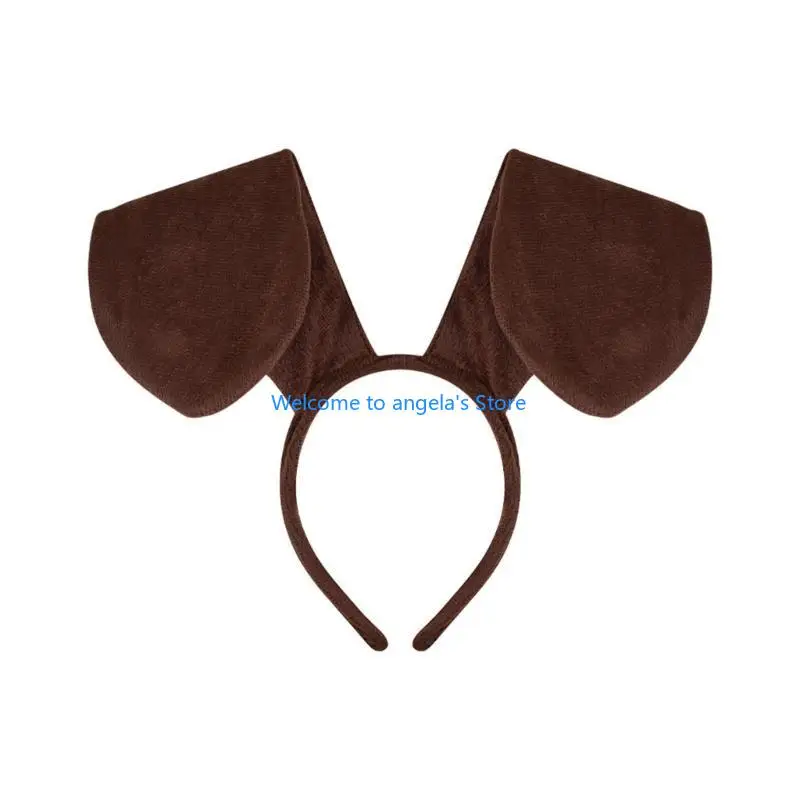 X4YC Kids Adult Cosplays Akcesoria do kostiumów dla psów, Furry Dog Opaska na głowę Kostiumy dla psów